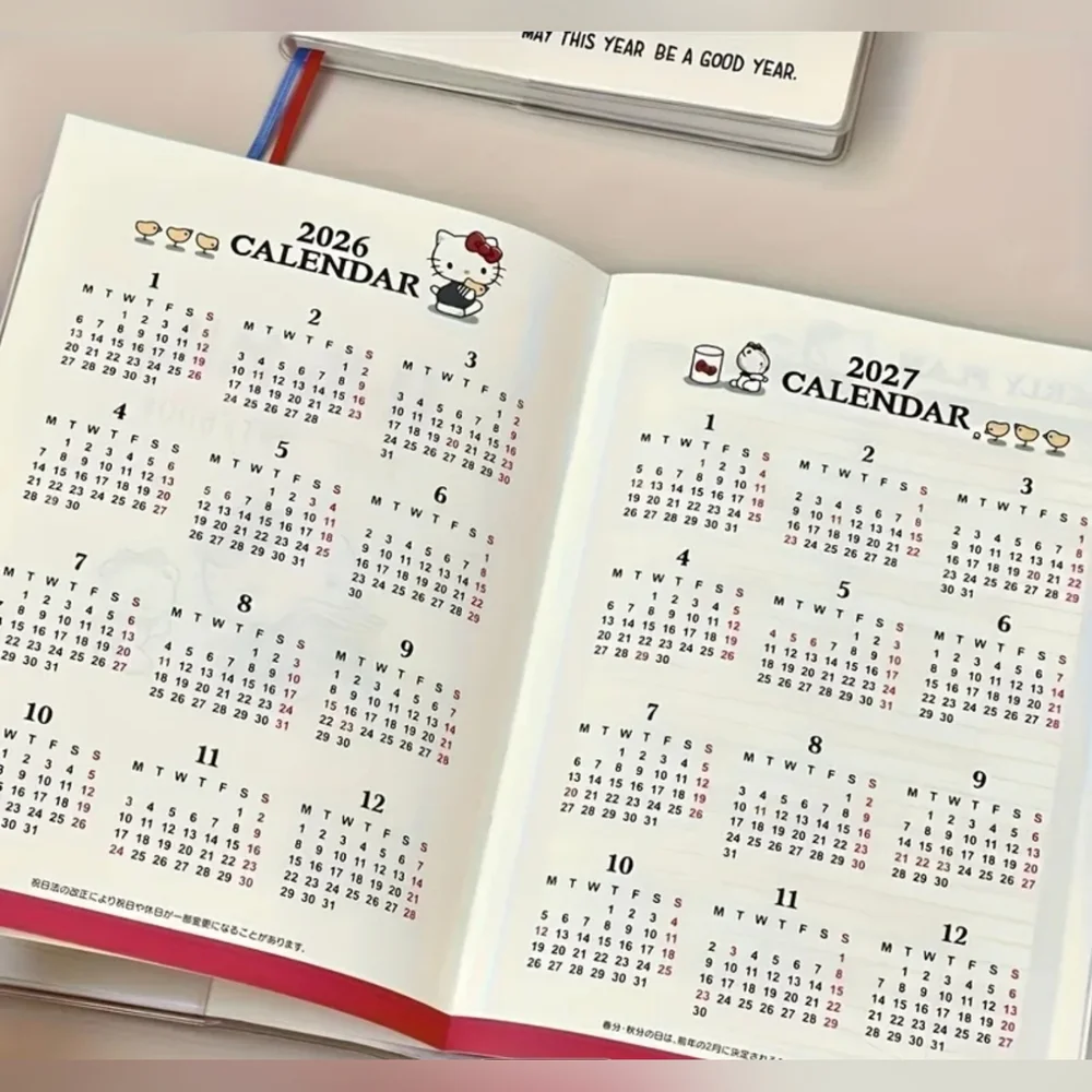 Sanrio Hello Kitty 2026-2027 Datebook Planner Calendar